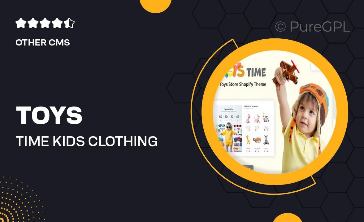 Toys Time – Kids Clothing, Toys Shopify Theme