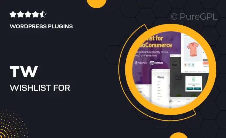 tw wishlist for woocommerce save your favorite products for future purchases