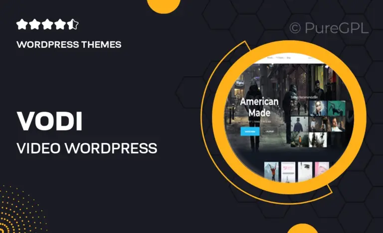 vodi video wordpress theme for movies tv shows