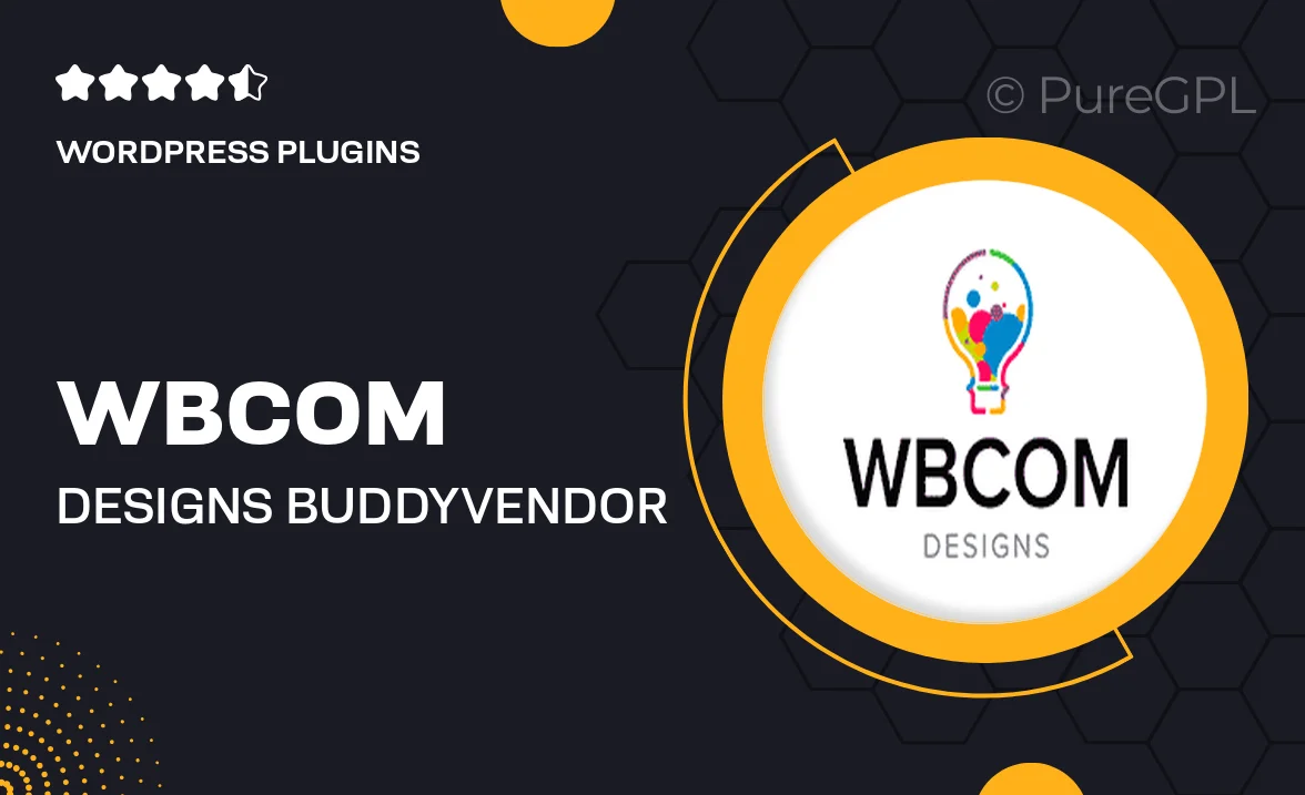 Wbcom Designs | BuddyVendor