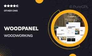 Woodpanel – Woodworking & Carpenter Service Elementor Pro Template Kit