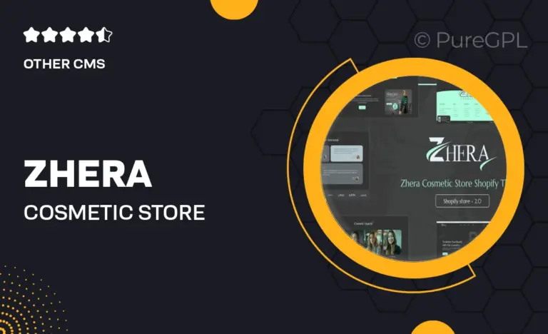zhera cosmetic store shopify theme