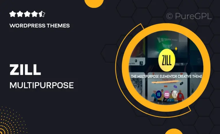 zill multipurpose elementor creative theme