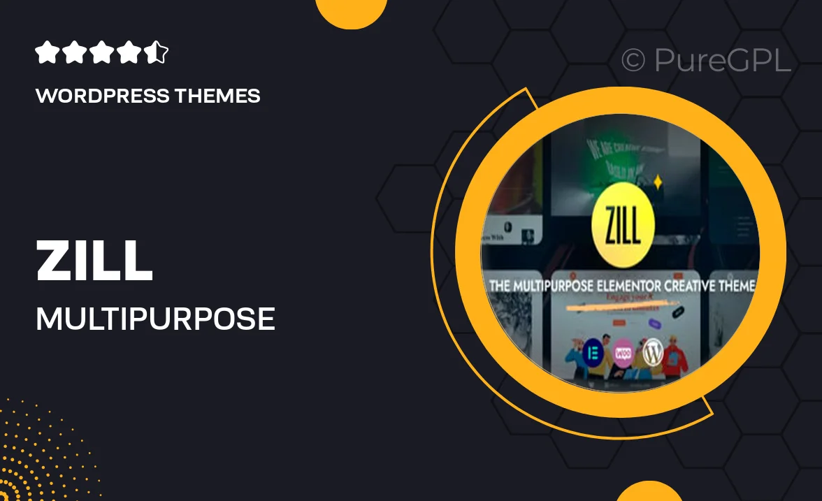 Zill – Multipurpose Elementor Creative Theme