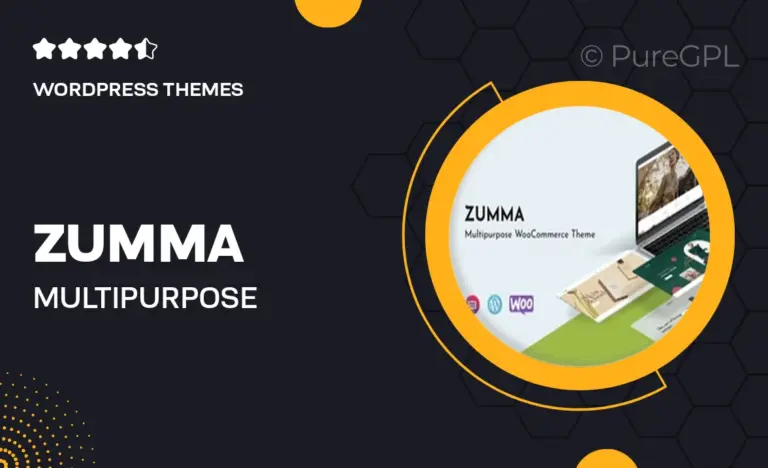 zumma multipurpose woocommerce theme