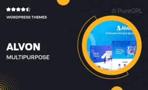 Alvon – Multipurpose Startup & Agency WordPress Theme