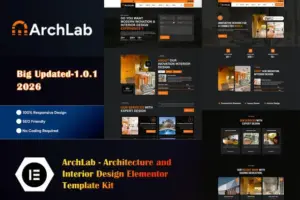 ArchLab – Architecture & Interior Design Elementor Pro Template Kit