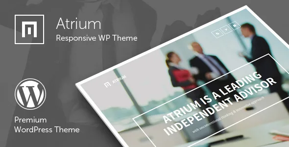Atrium – Finance Consulting Advisor WordPress Theme