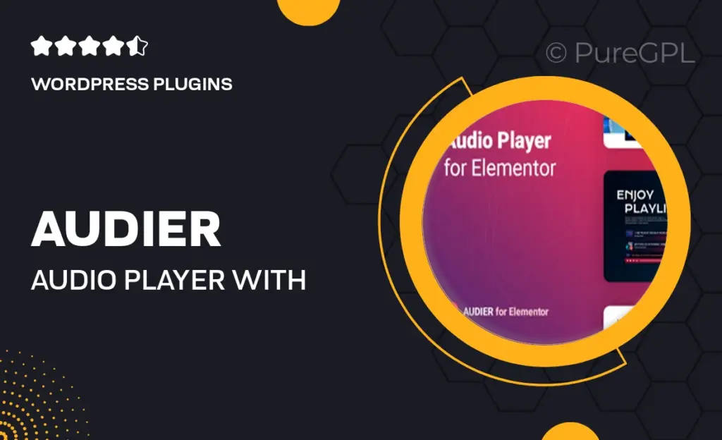 Audier – Audio Player with Controls Builder for Elementor 10 Audier – Audio Player with Controls Builder for Elementor