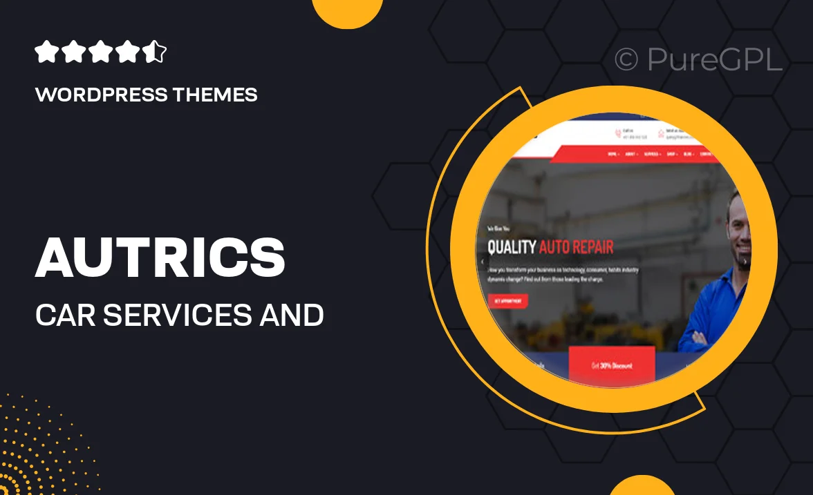 Autrics | Car Services and Auto Mechanic WordPress Theme