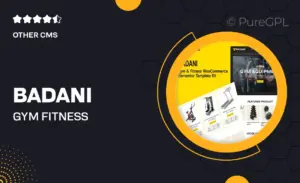 Badani – Gym Fitness Equipment Shop & Store WooCommerce Elementor Pro Template Kit