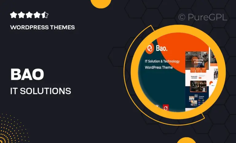bao it solutions services wordpress theme