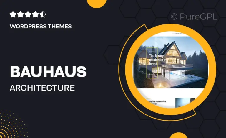 bauhaus architecture interior wordpress theme