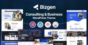 Bizgen – Business Consulting WordPress Theme + RTL