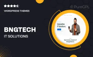 BngTech – IT Solutions WordPress Theme