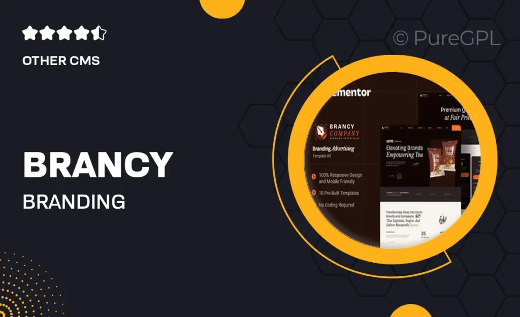 Brancy – Branding Advertising Elementor Template Kit 55 Brancy – Branding Advertising Elementor Template Kit
