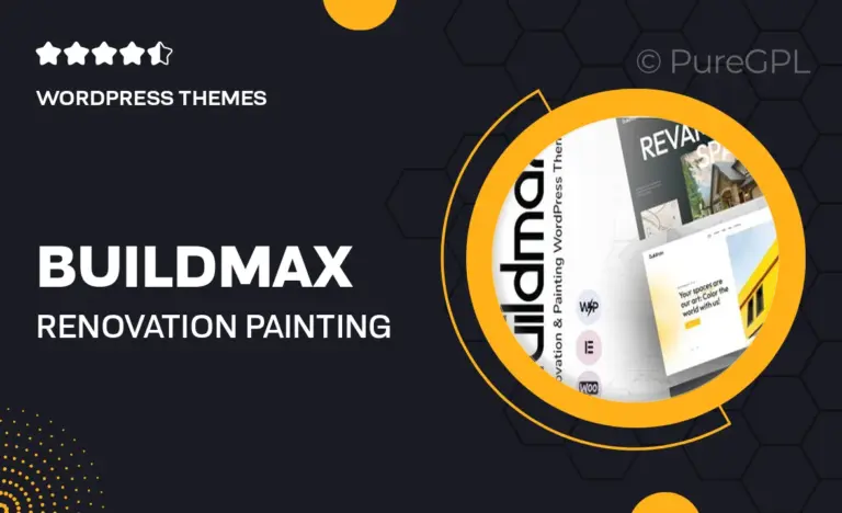 buildmax renovation painting wordpress theme