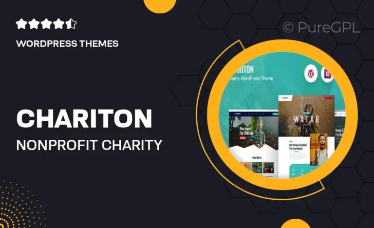 chariton nonprofit charity wordpress theme