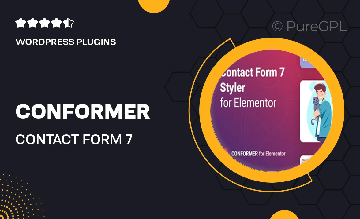 ConFormer – Contact Form 7 styler for Elementor