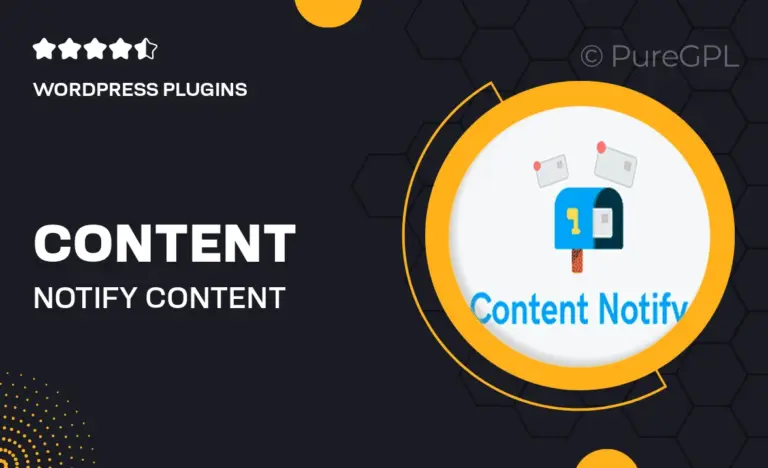content notify content subscription and email alerts for wp