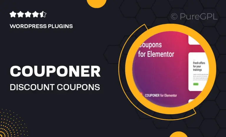 couponer discount coupons for elementor