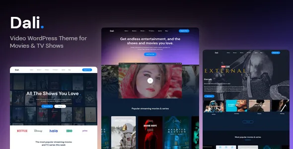 dali movies tv shows wordpress theme 1