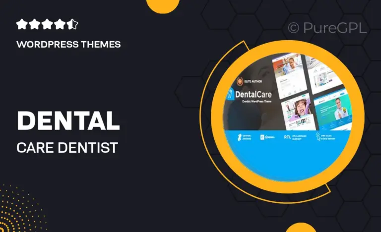 dental care dentist medical wordpress theme
