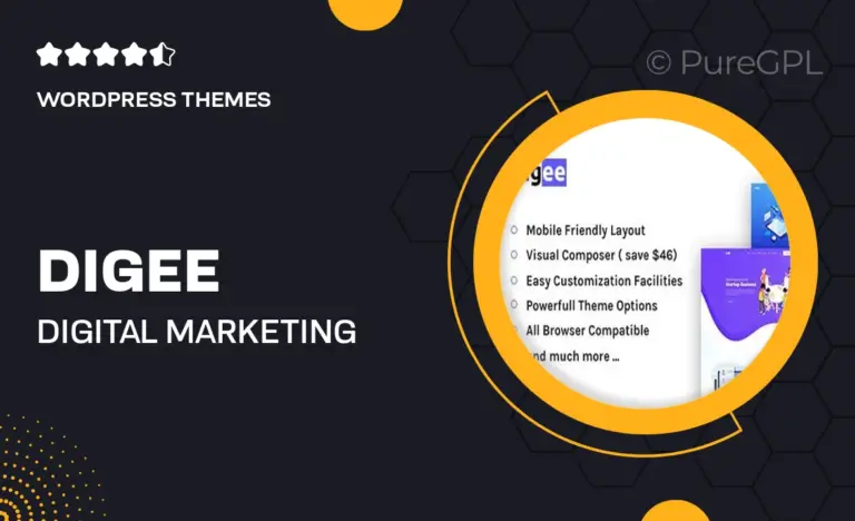 digee digital marketing agency wordpress theme