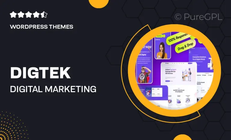 digtek digital marketing agency wordpress theme