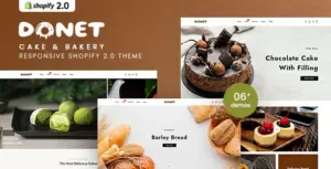 Donet – Cake & Bakery Responsive Shopify 2.0 Theme