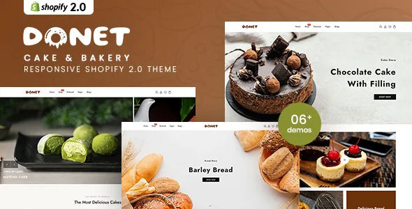 donet cake bakery responsive shopify 20 theme