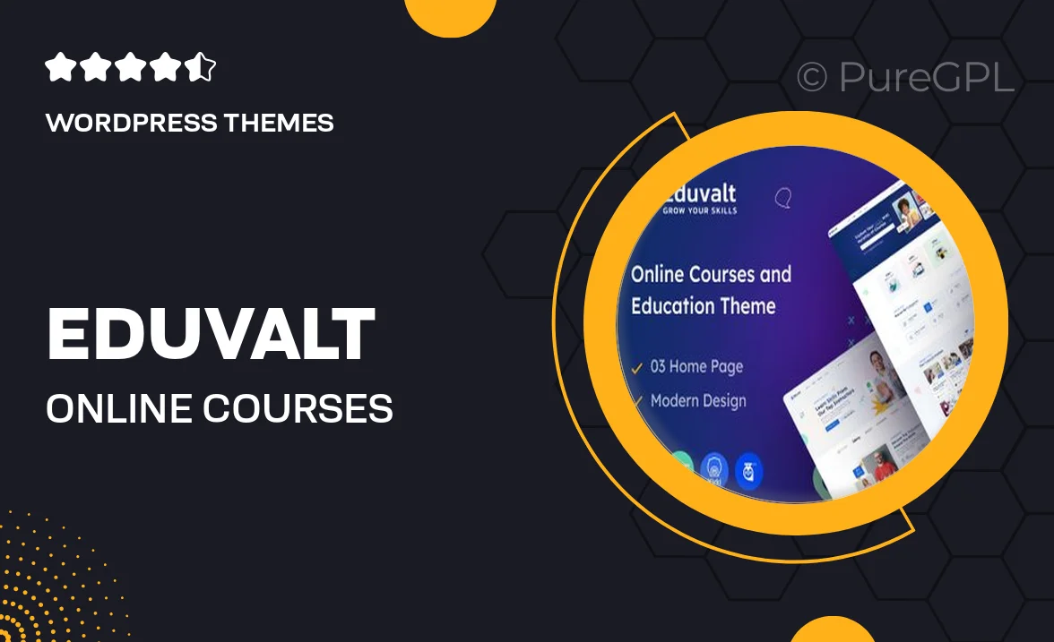 Eduvalt – Online Courses & Education WordPress Theme + RTL