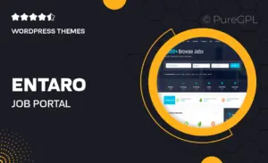 Entaro – Job Portal WordPress Theme