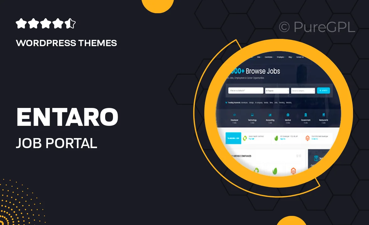 Entaro – Job Portal WordPress Theme