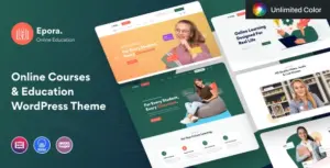 Epora – Online Courses & Education WordPress Theme