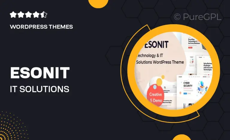 esonit it solutions wordpress theme
