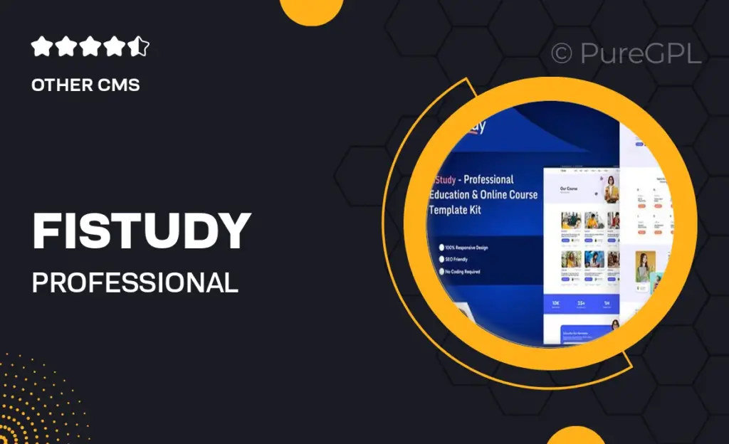 FiStudy – Professional Education & Online Course Elementor Pro Template Kit 38 FiStudy – Professional Education & Online Course Elementor Pro Template Kit