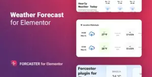 Forcaster – Weather Forecast for Elementor
