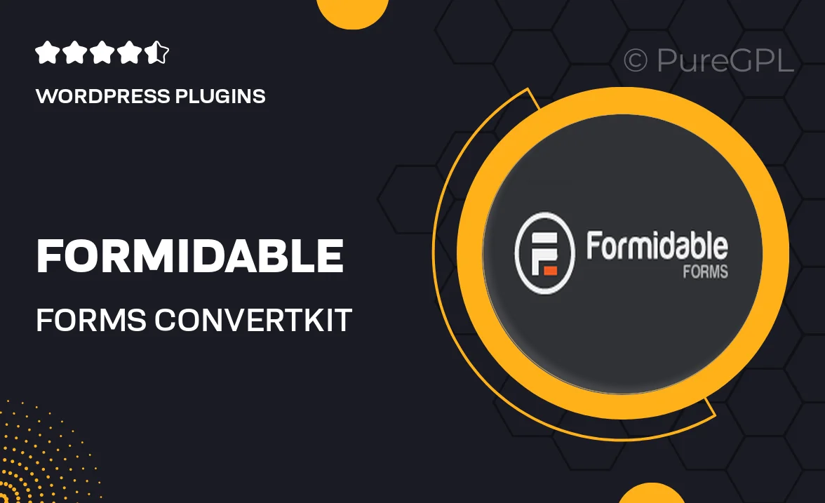 Formidable forms | ConvertKit