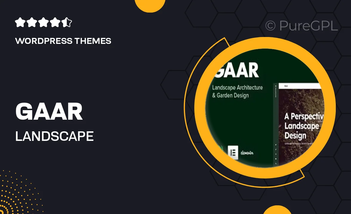 Gaar – Landscape Architecture & Garden Design WordPress Theme