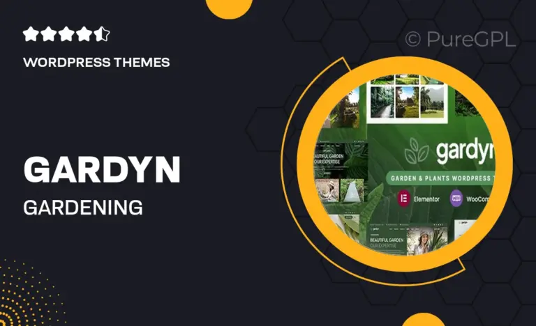 gardyn gardening landscaping wordpress theme