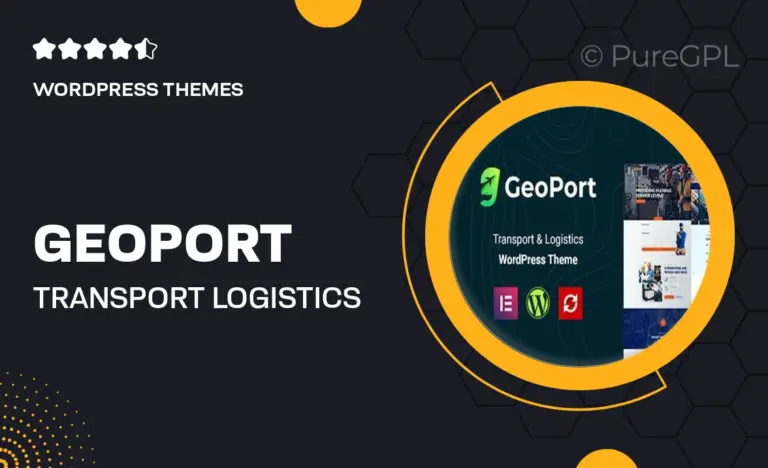geoport transport logistics wordpress theme