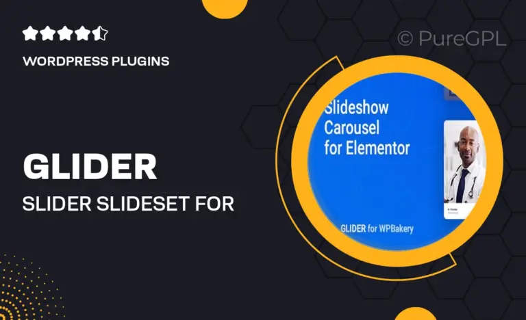 glider slider slide set for wpbakery