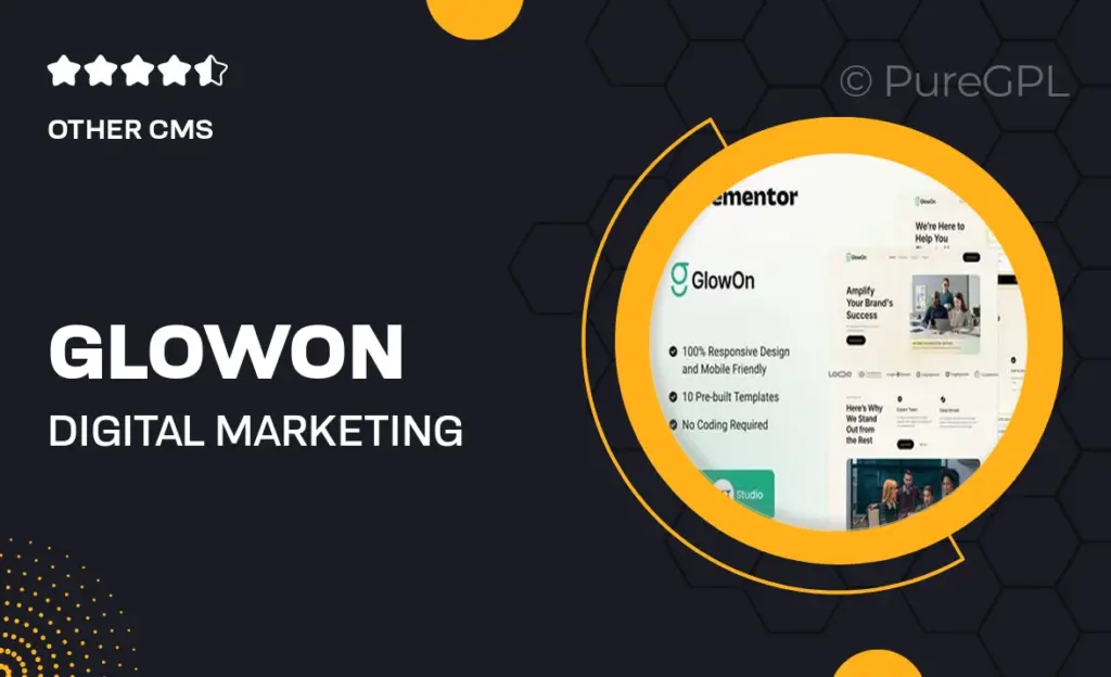 GlowOn – Digital Marketing Agencies, Modern Elementor Template Kit 19 GlowOn – Digital Marketing Agencies, Modern Elementor Template Kit