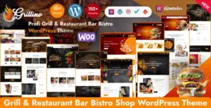Grillino – Grill & Restaurant Shop WordPress Theme