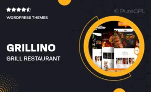 Grillino – Grill & Restaurant Shop WordPress Theme