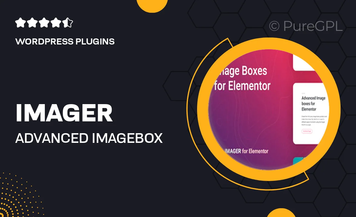 Imager – Advanced Image-Box for Elementor