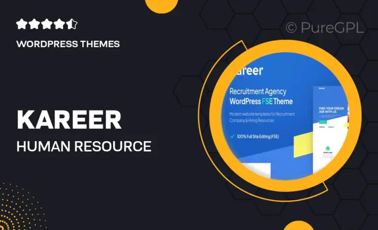 kareer human resource recruitment agency fse wordpress theme