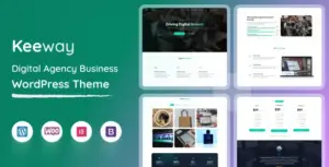 Keeway – Digital Agency One page WordPress Theme