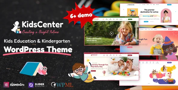 KidsCenter – Kindergarten and Kid Care Education WordPress Theme